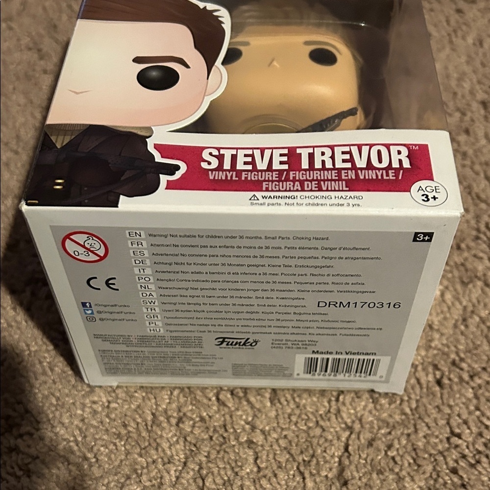 Funko Pop! Steve Trevor Vinyl Figure - Brown and Black - Picture 3 of 5